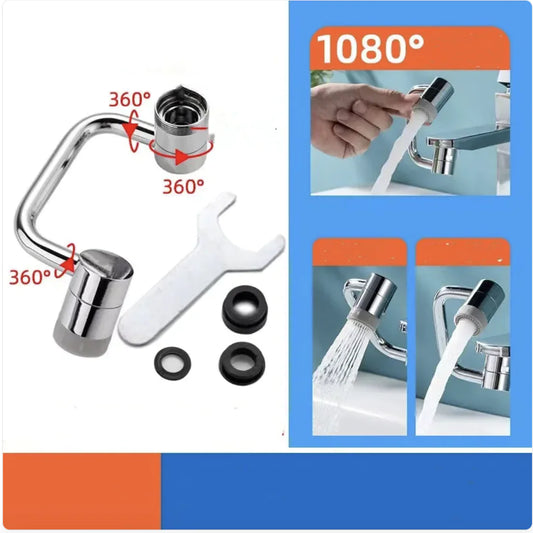 Adjustable Faucet Extender - Mechanical Arm Sink Attachment