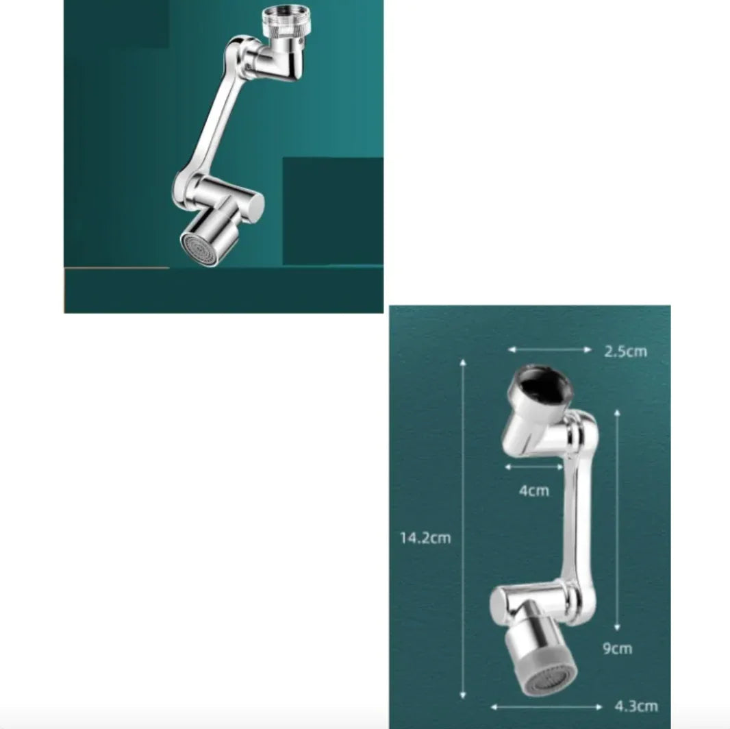 1080° Rotating Faucet Extender - Universal Splash-Proof Aerator