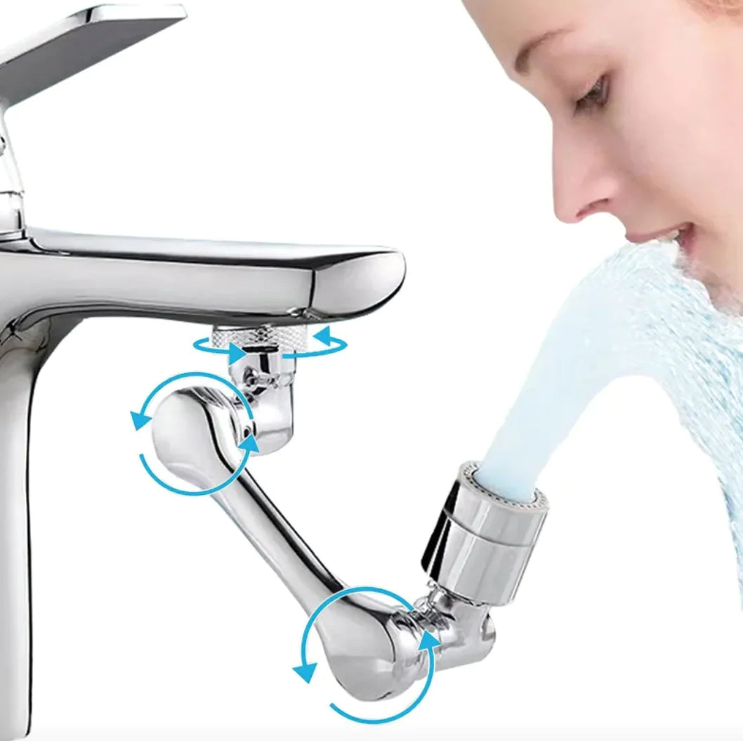 1080° Rotating Faucet Extender - Universal Splash-Proof Aerator
