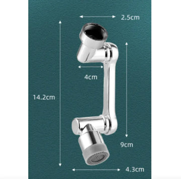 Double gear water outlet