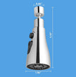 Anti-Splash Faucet Extender - Universal Swivel Sprayer Nozzle