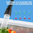 Anti-Splash Faucet Extender - Universal Swivel Sprayer Nozzle