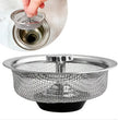 Stainless Steel Sink Strainer with Plug - Kitchen Debris Filter
