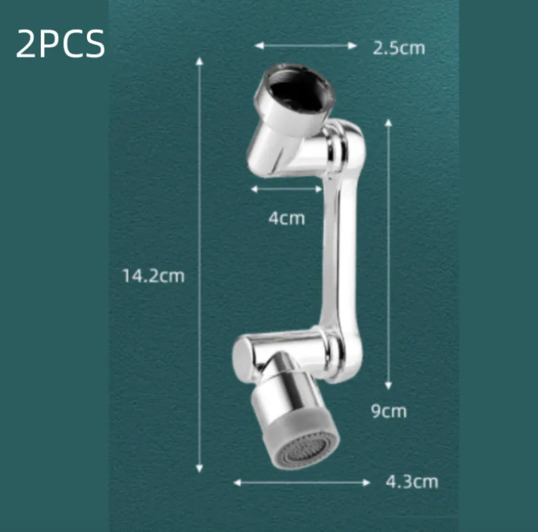 1080° Rotating Faucet Extender - Universal Splash-Proof Aerator