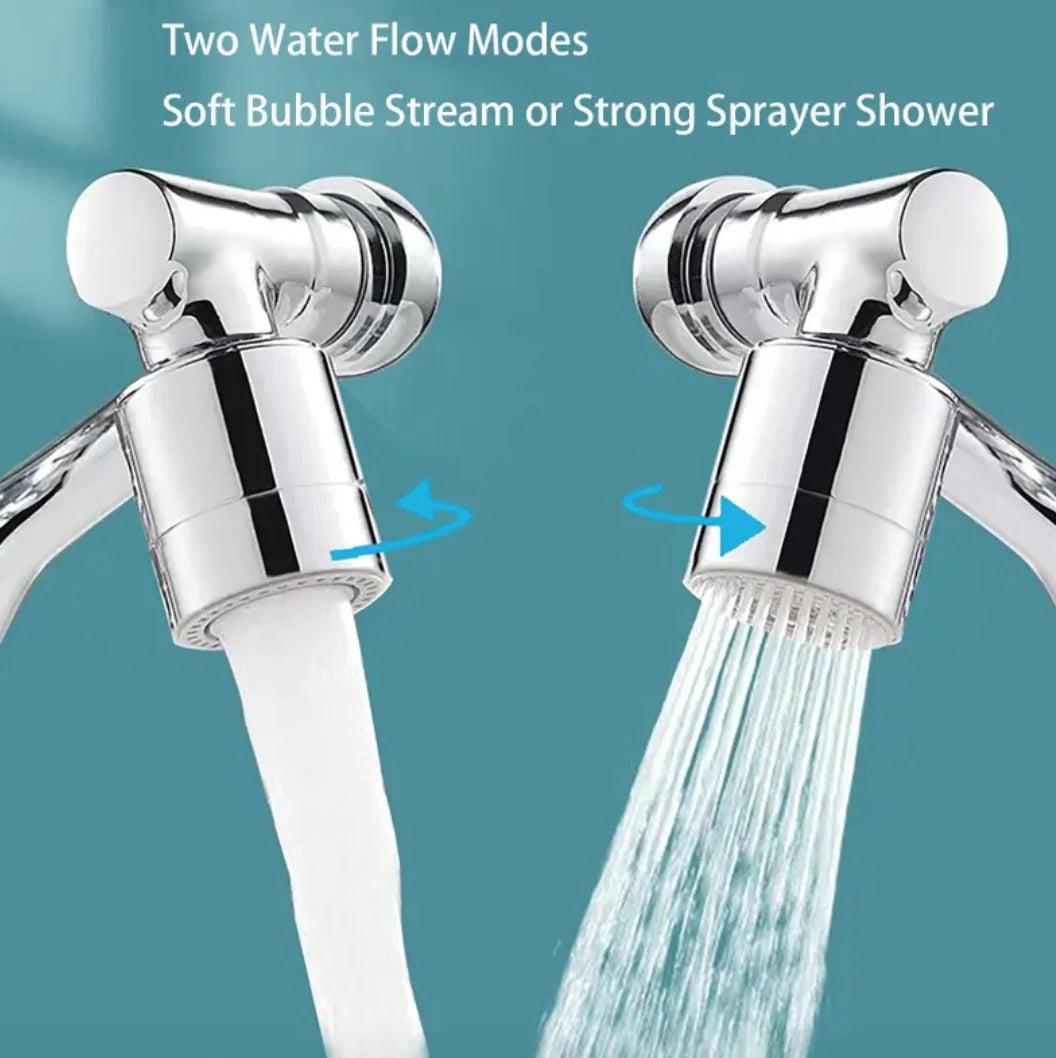 1080° Rotating Faucet Extender - Universal Splash-Proof Aerator