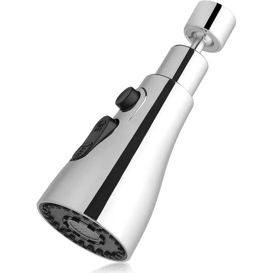 Anti-Splash Faucet Extender - Universal Swivel Sprayer Nozzle