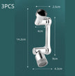 1080° Rotating Faucet Extender - Universal Splash-Proof Aerator