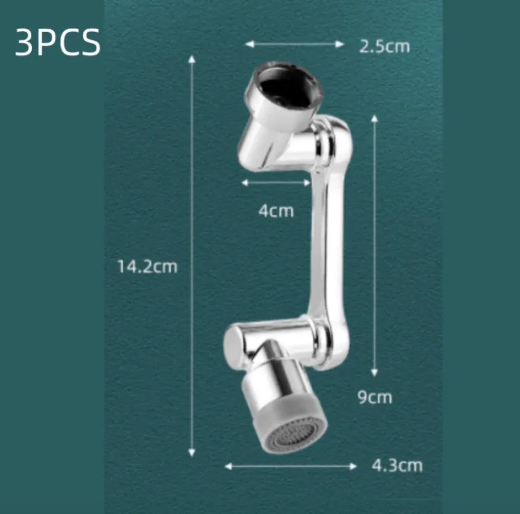 1080° Rotating Faucet Extender - Universal Splash-Proof Aerator