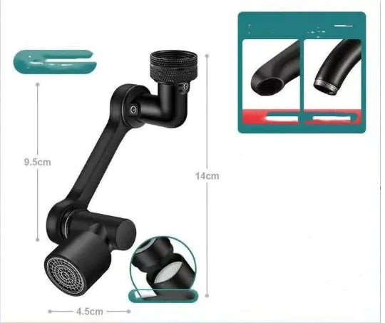 Tap Bubbler Extension - Universal Faucet Attachment - Splash-Proof